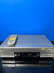 Victor ビクター VHS ビデオデッキ HR-G13 リモコン 2007年製 中古 動作確認済み