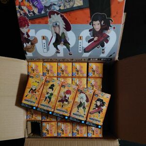 NARUTO ナルト NARUTOP99 ワールドコレクタブルフィギュア vol.1 全５種 ２９個セット 販促ポスター付き