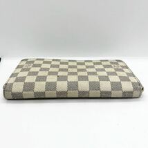 TM☆ ルイヴィトン 長財布　ジッピーオーガナイザー　ダミエアズール N60012　LOUIS VUITTON　中古　ジッピーウォレット ダミエ ホワイト☆_画像3