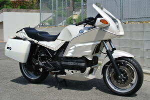 BMW K100RS 4 valve(bulb) ABS pearl white first registration year H2 year regular imported car ETC built-in original pannier OP rear carrier ABS operation OK machine good condition very beautiful beautiful car 