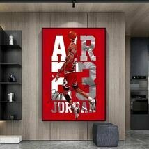 #マイケル・ジョーダン　キャンバスポスター　50×70cm バスケットボール　NBA キャンバス生地　インテリア　ポップアート