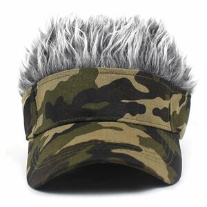  new goods camouflage sun visor hair - visor hat No-brand mesh cap Work cap 