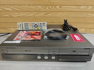 【 動作保証】 SHARP 「DV-ACV32」 VHS一体型ビデオデッキ、DVDレコーダー、ダビング10 【メンテナンス済み】2006年製（6272）