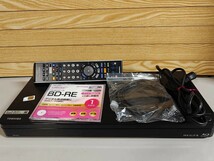 動作品★16年製★東芝/REGZA★HDD/BDレコーダー★DBR-W507★500GB★2番組同時録画★3D対応機 徹底整備 リモコン、HDMI付（7116）_画像1