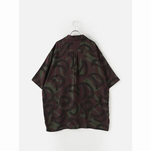 ddp【ディーディーピー】 Camouflage Logo Print S/S Shirts-Gilles【カモフラージュ ロゴ プリント シャツ】(M)PURPLE
