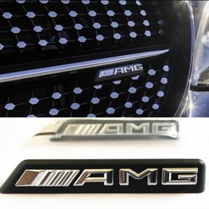 激安メルセデスベンツ　ダイヤモンドグリル　フロントグリル　AMG エンブレム　貼り付けるタイプ