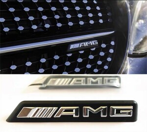激安メルセデスベンツ　ダイヤモンドグリル　フロントグリル　AMG エンブレム　貼り付けるタイプ