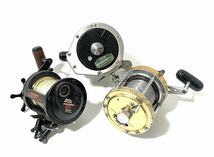 RYOBI リョービ ADVENTURE 104 / DAIWA ダイワ magservo SS-50 / SeaLine 300 リール 3点 まとめ セット 両軸 船用 釣り道具_画像1