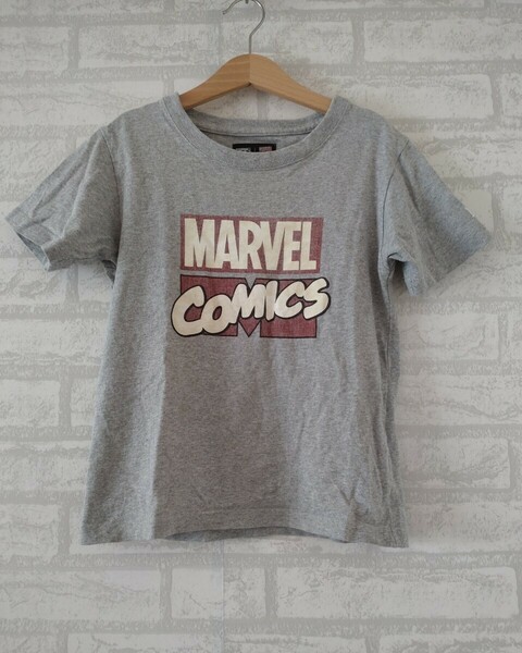 Lee×MARVEL半袖Tシャツ 130㎝ 定価4,950円 nanouniverse購入 グレー 夏 男女兼用 男の子 女の子 キッズ 120 リー マーベル 子ども