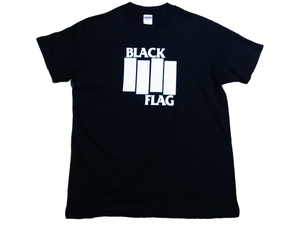 送込 BLACK FLAG　ブラックフラッグ　Anarchist　半袖Tシャツ　黒　2XLサイズ 