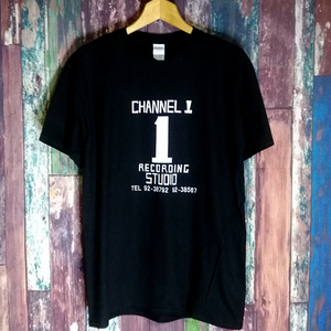 送込 Channel１ studio　チャンネル１ Kingston 半袖Tシャツ　黒　Lサイズ 