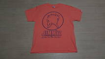 即決☆送料230円★美品sizeM★サイン付き★JIMMYZ☆ジミーズ★DRAGON GATE★サイン入り★半袖Tシャツ/サーモンピンク★プロレス★男女兼用_画像1