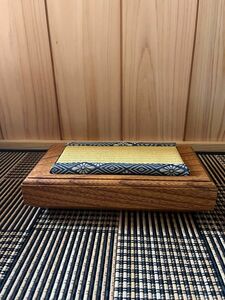 欅　木製トレイ　インテリアトレイ　畳　飾り台