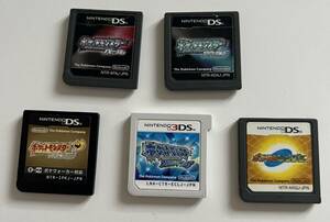 ポケットモンスター　ダイヤモンド・パール・ハートゴールド・アルファサファイア・ポケモンレンジャー　 セット　3DS &DS 中古ソフト