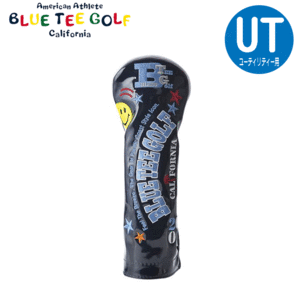 BLUE TEE GOLF California ユーティリティー用 エナメルヘッドカバー【ブルーティーゴルフ】【BTG-HC011】【UT用】【ネイビー】