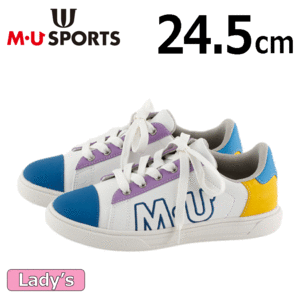 【レディース】M・U SPORTS スパイクレスシューズ 703Q16000【MUスポーツ】【マルチ】【24.5cm】【GolfShoes】