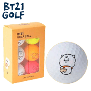 BT21 GOLF BABY ゴルフボール 6球 SET【ビーティーイシビル】【ゴルフボール】【キャラクター】【6個】【RJ】【GolfBall】
