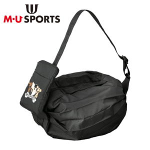 M・U SPORTS 折り畳み収納バッグ 703H1016【MUスポーツ】【蛇腹】【折り畳み】【バッグ】【ブラック】【GolfBag】