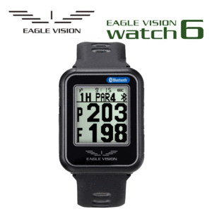 EAGLE VISION watch 6 EV-236 【イーグルビジョン】【ゴルフ】【ウォッチ】【GPS】【距離測定器】【腕時計】【Black】【GPS/測定器】