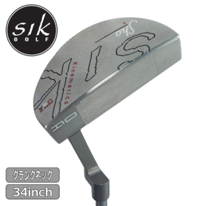 SIK GOLF SHO C-Series ミッドマレット【シック】【ゴルフ】【Cシリーズ】【パター】【クランクネック】【34inch】【Putter】