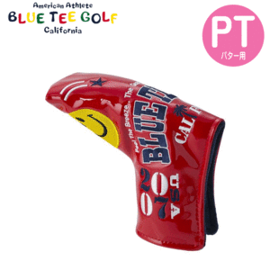 BLUE TEE GOLF California ピン型 エナメルパターカバー【ブルーティーゴルフ】【BTG-HC011】【ピン】【PT用】【レッド】