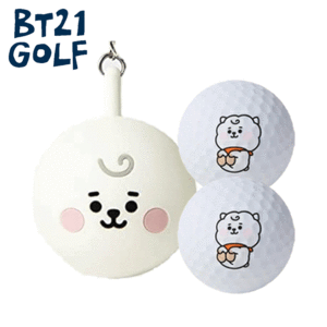 BT21 GOLF BABY Ball Pouch SET【ビーティーイシビル】【ボールポーチ】【ゴルフボール】【セット】【キャラクター】【RJ】【GolfBag】