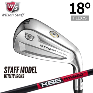 Wilson Staff STAFF MODEL UTILITY IRON #18【ウィルソン】【アイアン型ユーティリティ】【KBS】【TOUR】【ロフト：18度】【FLEX:S】】