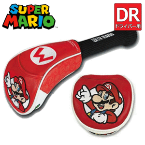 スーパーマリオブラザーズ ドライバー用ヘッドカバー SMHD001【マリオ】【キャラクター】【1W】【DR用】【HeadCover】