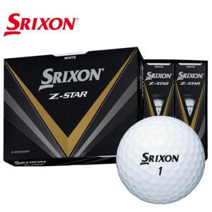 SRIXON ゴルフボール Z-STAR 【DUNLOP】【スリクソン】【ゼットスター】【2023年】【1ダース】【ホワイト】【GolfBall】