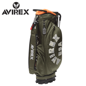 AVIREX GOLF スタンドクラブケース付き キャディバッグ AVG3S-BA3【アヴィレックス】【ゴルフ】【スタンドタイプ】【KHAKI】【CaddyBag】