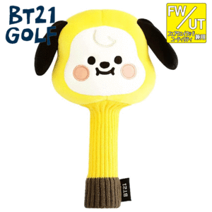 BT21 GOLF BABY WOOD用ヘッドカバー【ビーティーイシビル】【FW/UT兼用】【ヘッドカバー】【キャラクター】【CHIMMY】【HeadCover】