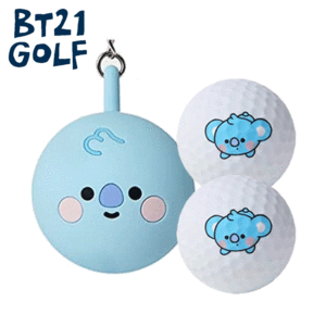 BT21 GOLF BABY Ball Pouch SET【ビーティーイシビル】【ボールポーチ】【ゴルフボール】【セット】【キャラクター】【KOYA】【GolfBag】