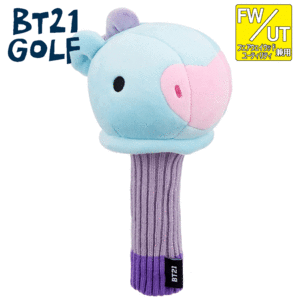 BT21 GOLF BABY WOOD用ヘッドカバー【ビーティーイシビル】【FW/UT兼用】【ヘッドカバー】【キャラクター】【MANG】【HeadCover】