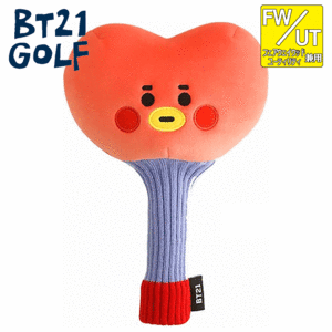 BT21 GOLF BABY WOOD用ヘッドカバー【ビーティーイシビル】【FW/UT兼用】【ヘッドカバー】【キャラクター】【TATA】【HeadCover】