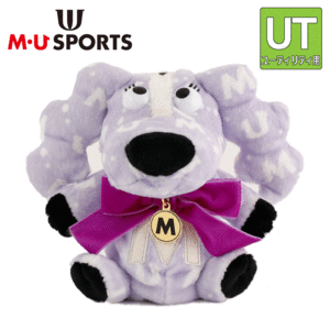 M・U SPORTS ユーティリティ用 ヘッドカバー 703Q3554【MUスポーツ】【UT用】【ラベンダー】【HeadCover】