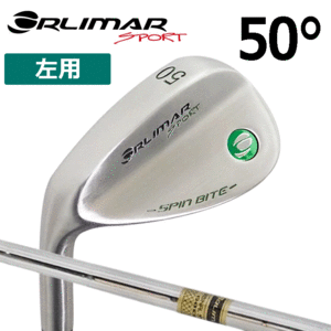 【レフティー】ORLIMAR ウェッジ SPIN BITE WEDGE【オリマー】【スピンバイト】【グリーンバッジ】【スチールシャフト】【左用】【50度】