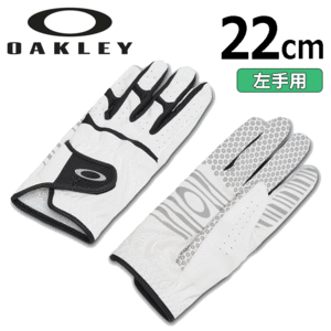 OAKLEY FOS901144 GOLF GLOVE AW【オークリー】【ゴルフグローブ】【左手用】【100/White】【22cｍ】【Glove】