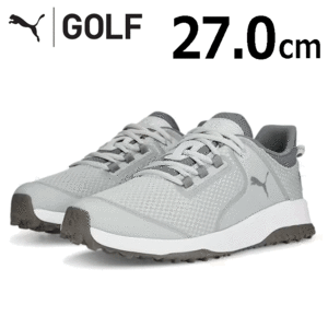 PUMA FUISON GRIP 377527 【プーマ】【スパイクレス】【サイズ：27.0cm】【カラー：01 Gray/Silver/Quiet Shade】【GolfShoes】