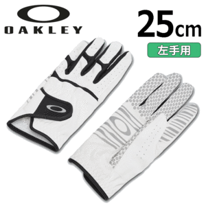 OAKLEY FOS901144 GOLF GLOVE AW【オークリー】【ゴルフグローブ】【左手用】【100/White】【25cｍ】【Glove】