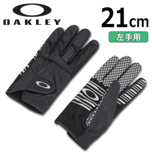 OAKLEY FOS901144 GOLF GLOVE AW【オークリー】【ゴルフグローブ】【左手用】【02E/Blackout】【21cｍ】【Glove】