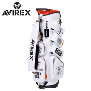 AVIREX GOLF 9.0型 スタンド式 キャディバッグ AVG3S-BA12 【アビレックス】【スタンド】【WHITE】【CaddyBag】