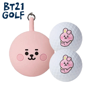 BT21 GOLF BABY Ball Pouch SET【ビーティーイシビル】【ボールポーチ】【ゴルフボール】【セット】【キャラクター】【COOKY】【GolfBag】