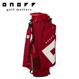 ONOFF Caddie Bag OB0324 【オノフ】【軽量】【キャディバッグ】【スタンド】【9.0型】【レッド】【CaddyBag】