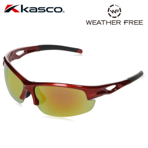 kasco WEATHER FREE スポーツサングラス WFSG-2145E（245678）【キャスコ】【ウェザーフリー】【Red/Red】【Sunglass】