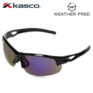 kasco WEATHER FREE スポーツサングラス WFSG-2145E（245678）【キャスコ】【ウェザーフリー】【Black/Blue】【Sunglass】