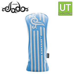 JADO Stripe Tribal Series ユーティリティ用 ヘッドカバー JGHC8888U【ジャド】【UT】【ターコイズブルーマットホワイト】【HeadCover】