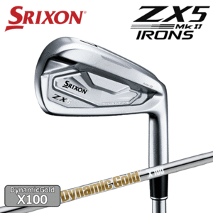 SRIXON ZX5 Mk-II IRON 6本セット（5I～PW）【スリクソン】【アイアンセット】【カスタムシャフト】【DynamicGold】【X100】【Iron】