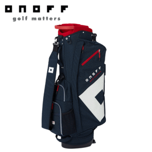 ONOFF Caddie Bag OB0324 【オノフ】【軽量】【キャディバッグ】【スタンド】【9.0型】【ダークネイビー】【CaddyBag】