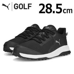 PUMA FUISON GRIP 377527 【プーマ】【スパイクレス】【サイズ：28.5cm】【カラー：02 Black/Silver/Quiet Shade】【GolfShoes】
