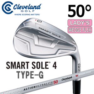 【レディース】Cleveland Golf SMART SOLE 4【クリーブランド】【スマートソール】【ウェッジ】【WEDGE FLEX】【TYPE-G】【50度】【女性】